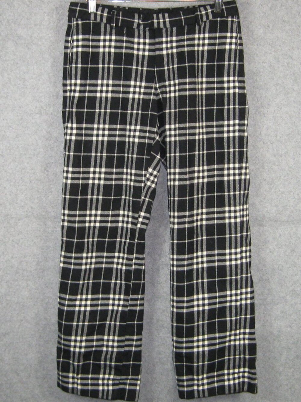 Vintage Burberry London Wool Plaid Pants